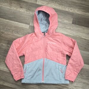 Columbia Pink and Gray Kids Jacket
